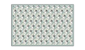 Alfombra estrella hidráulica hexagonal Alfombra estrella hidráulica hexagonal