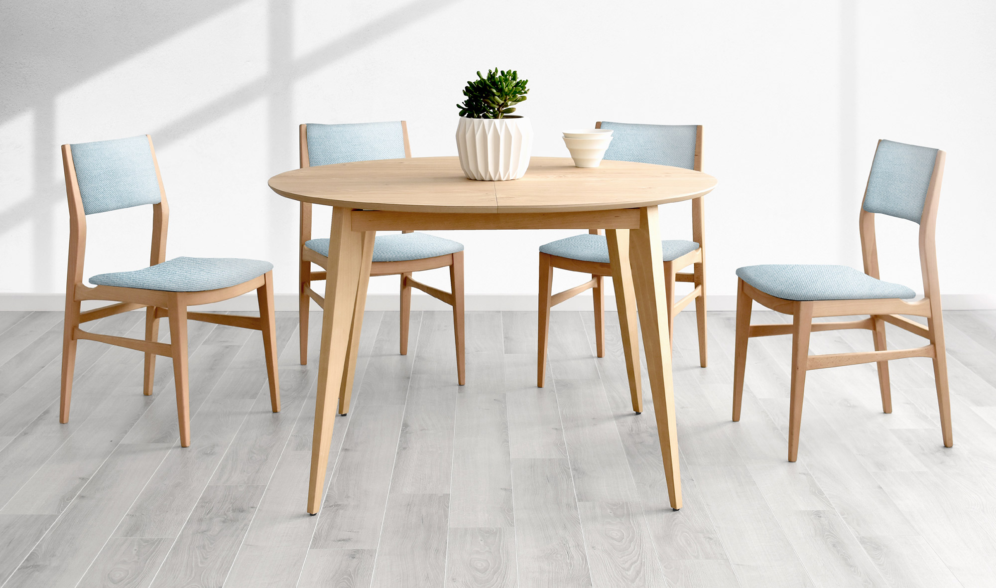 Mesa de comedor extensible Copenhague