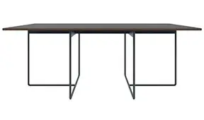 Mesa de comedor turano acero y eucalipto fumé Varila by Bodonni
