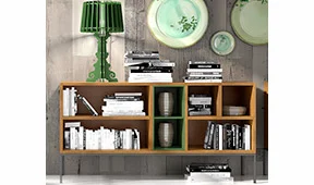 Librería baja industrial Loft Natur Librería baja industrial Loft Natur