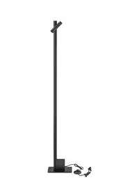 Lámpara de pie negra Arco