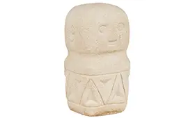 Figura pequeña decorativa Beige
