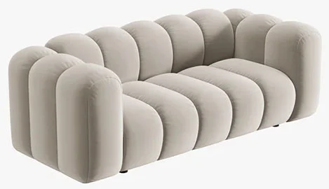 Sofá modular dos plazas terciopelo Lupine Sofá modular dos plazas terciopelo Lupine