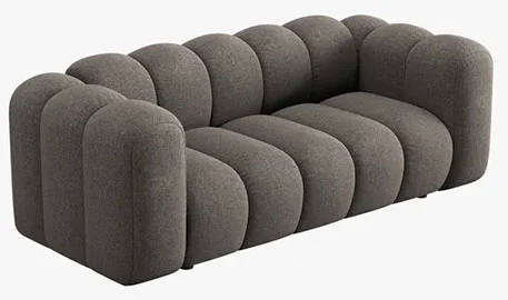 Sofá modular dos plazas chenille Lupine Sofá modular dos plazas chenille Lupine