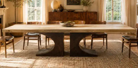 Mesa de comedor madera centenaria Love