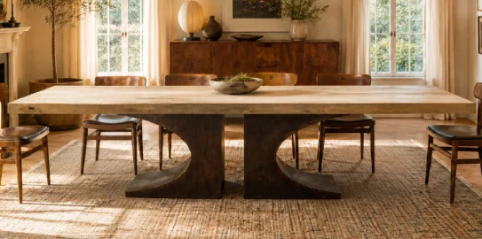 Mesa de comedor madera centenaria Love