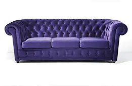 Sofa 3 Plazas Velvet Oxford