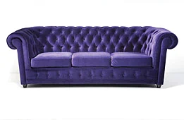 Sofa 3 Plazas Velvet Oxford