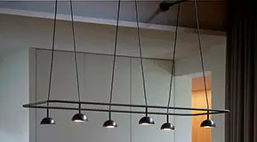 Lámpara de techo con marco de diseño Cupolina