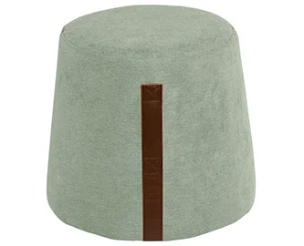 Puff tapizado menta Bruno