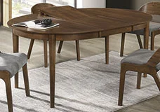 Mesa de comedor redonda extensible Gari