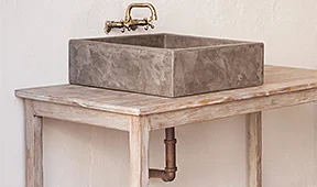Lavabo microcemento Kubic Lavabo microcemento Kubic
