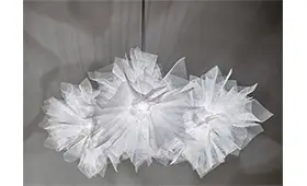 Lampara de techo fluo Mediana