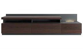 Mesa de televisión de 200 con chimenea eléctrica Arquitec Palermo by Bodonni