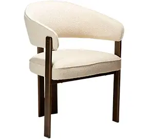 Sillón tapizado y metal Ducte