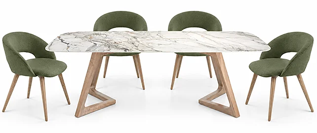 Mesa de comedor porcelánico Nil Fix Mesa de comedor porcelánico Nil Fix