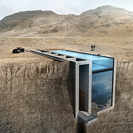 Casa Brutale o la casa del acantilado