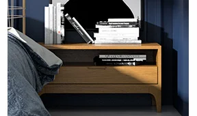 Mesita de noche industrial Loft Natur Mesita de noche industrial Loft Natur