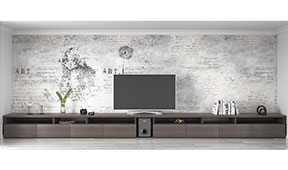 Mueble tv nogal canaletto Basti