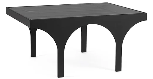 Mesa auxiliar negra vintage Archie