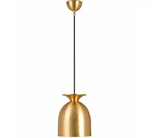 Lámpara de techo dorado satinado Lite