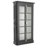 Vitrina clsica negra madera Icone