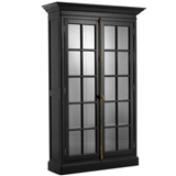 Vitrina clsica negra de madera Cte Sud