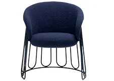 Sillón metal trineo Ginger by Ondarreta Sillón metal trineo Ginger by Ondarreta