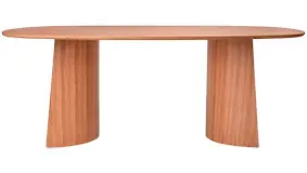 Mesa de comedor esquinas redondeadas Ginger by Ondarreta