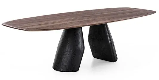 Mesa de comedor madera maciza Palma by Riva 1920
