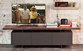 Mesa de televisión de diseño Seneca Cattelan