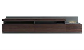 Mesa de televisión de 250 con chimenea eléctrica Arquitec Palermo by Bodonni