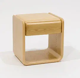 Mesa de noche Roble curbys Mesa de noche Roble curbys