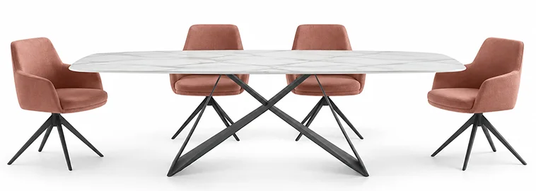 Mesa de comedor porcelánico Mumm Fix Mesa de comedor porcelánico Mumm Fix