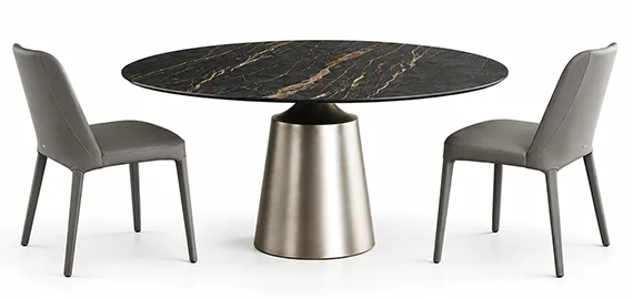 Mesa de comedor redonda keramik Yoda Cattelan Mesa de comedor redonda keramik Yoda Cattelan