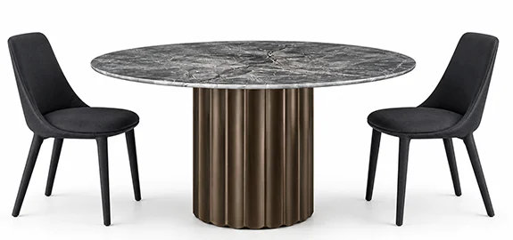 Mesa de comedor redonda Dorian Bonaldo Mesa de comedor redonda Dorian Bonaldo