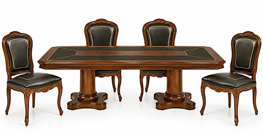 Mesa de Juntas Doble Pedestal con Isla