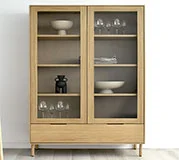 Vitrina 2 puertas nórdica Purline Vitrina 2 puertas nórdica Purline