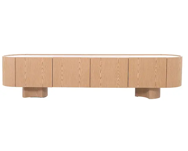 Mueble de TV Irina roble y porcelánico