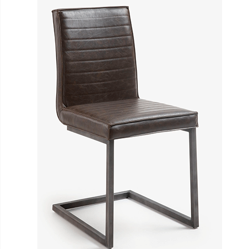 Silla Ralf color gris patas en madera