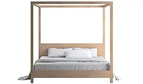 Cama con dosel nórdica Osaka