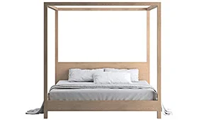 Cama con dosel nórdica Osaka