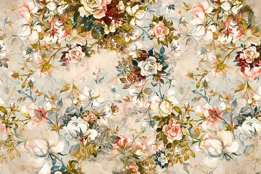 Papel pintado Rose garden 01 by Instabilelab Papel pintado Rose garden 01 by Instabilelab
