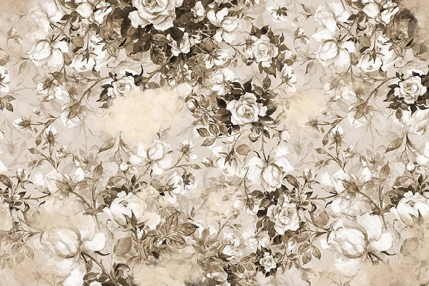 Papel pintado Rose garden 03 by Instabilelab Papel pintado Rose garden 03 by Instabilelab