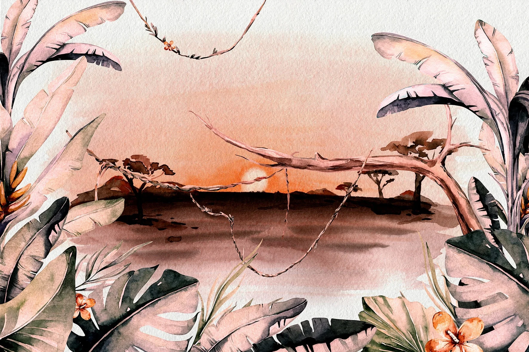 Papel pintado Sunshine 02 by Instabilelab Papel pintado Sunshine 02 by Instabilelab
