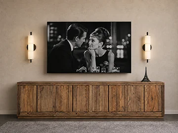 Mueble de tv rústico Norvik de 280 cm