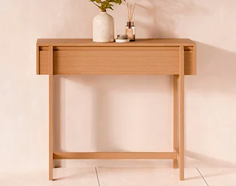 Consola 1 cajón roble Pacific