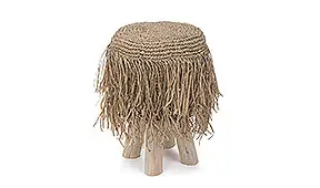 Taburete fibra natural monde