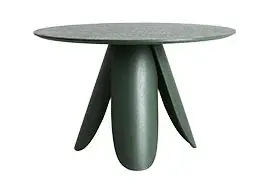 Mesa comedor verde Dorsten 