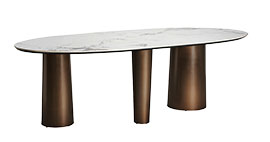 Mesa de comedor Porcelnico Laggan 